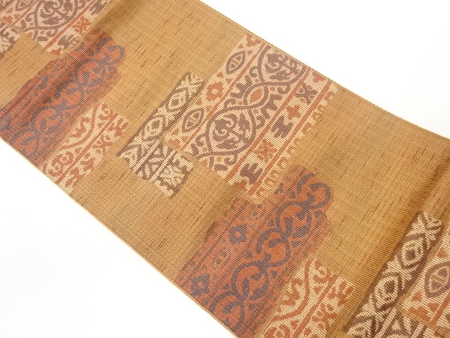 JAPANESE NAGOYA OBI / WOVEN ABSTRACT